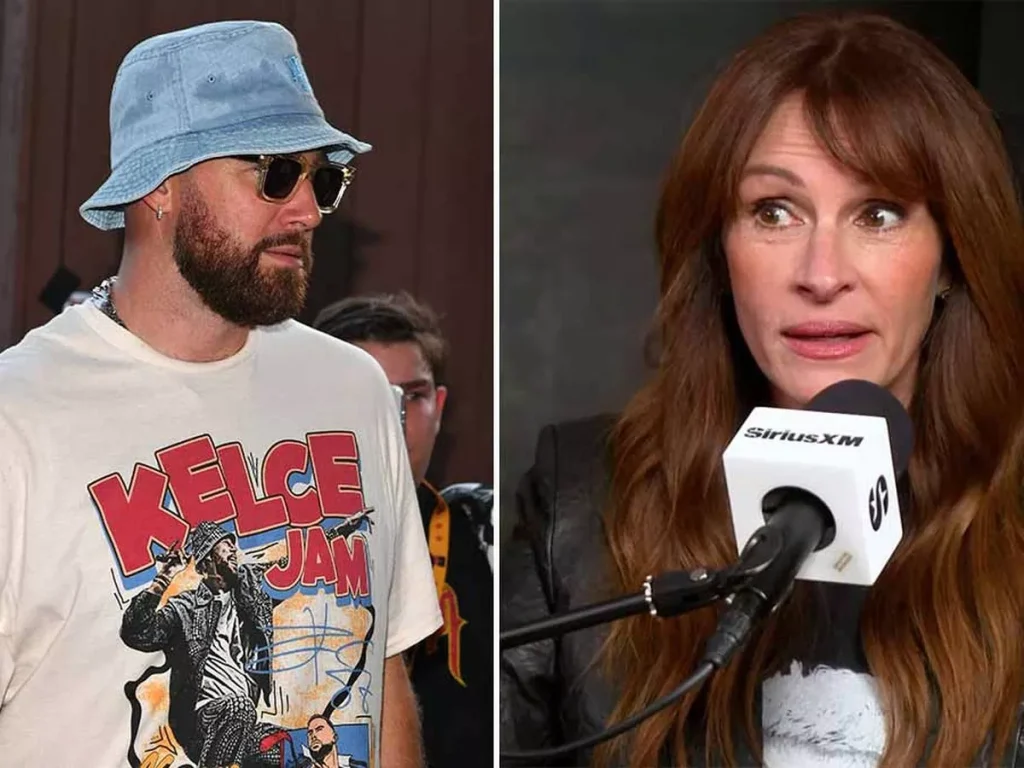 Julia Roberts felt 'kinship' with Travis Kelce's teammate amid 'respect' for NFL icon