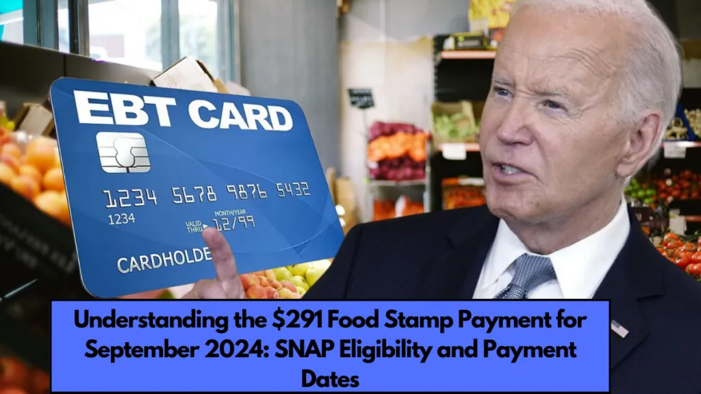 Understanding the $291 Food Stamp Payment for September 2024: SNAP Eligibility and Payment Dates