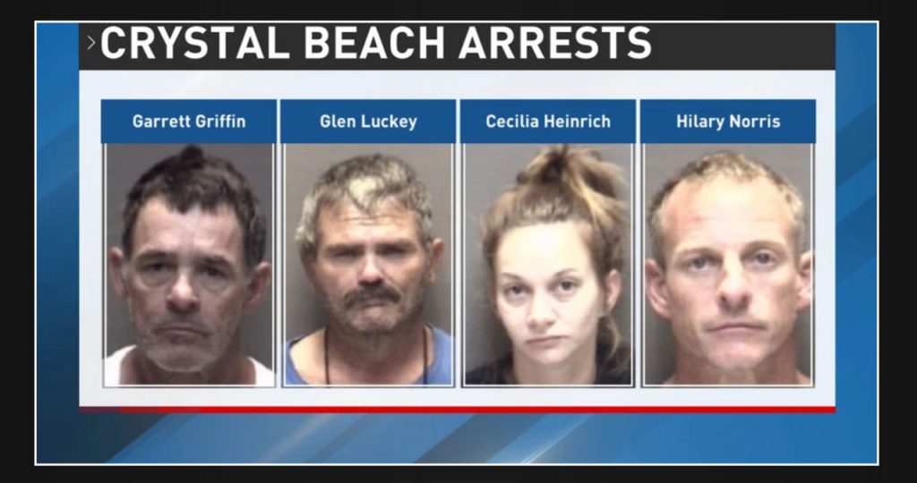 Arrests made in Crystal Beach home with meth, cocaine, and 'ghost gun'