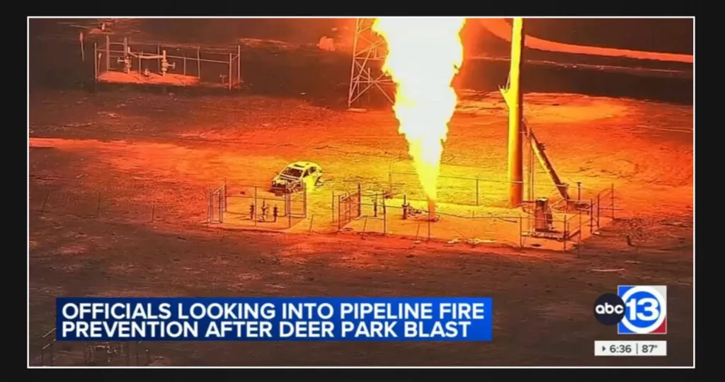 Police identify body of driver killed in Deer Park pipeline fire as 51-year-old Lexus SUV driver