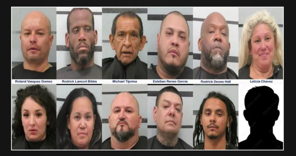 Texas police arrest 12 individuals and confiscate 6 kilos of cocaine in raid