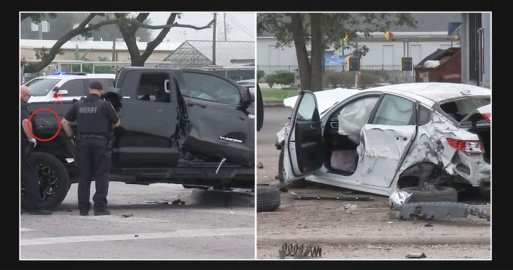 Domestic disturbance leads to crash injuring couple on Aldine Bender Road in north Harris County, according to deputies