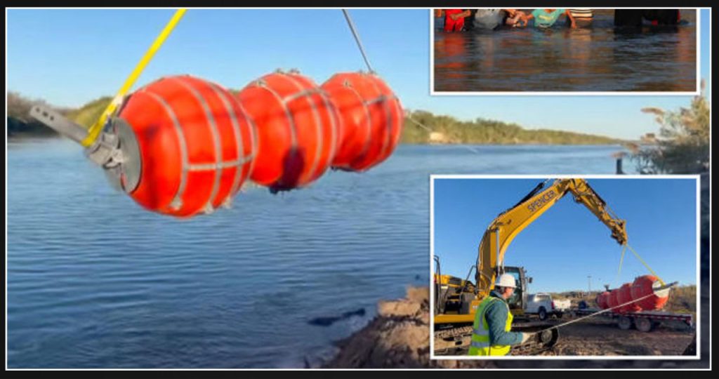 Texas deploys additional buoys in the Rio Grande River to deter migrants