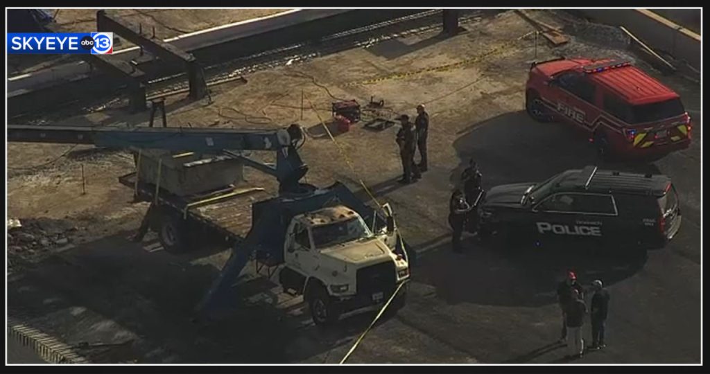 Deadly Accident Occurs as Equipment Collapses on Construction Site along I-45