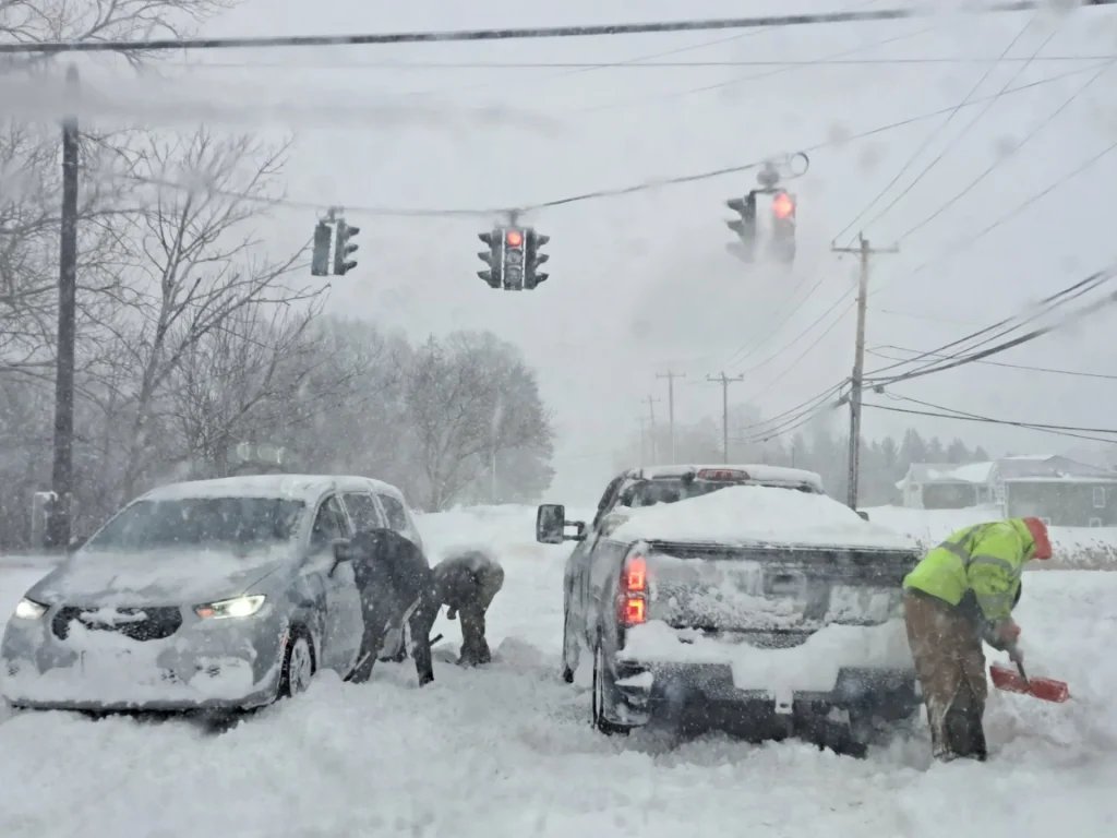 Erie County plow overturns at Lakeview Road, Route 20