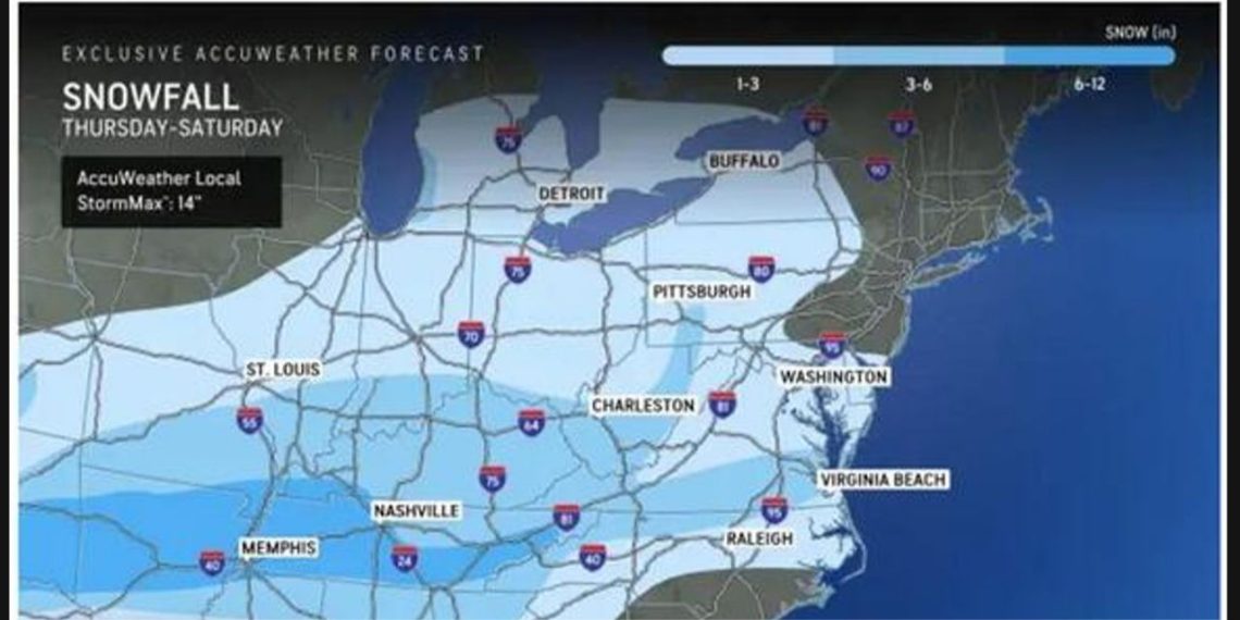 New Winter Storm to Bring Slippery Travel in Northeast Final Snowfall